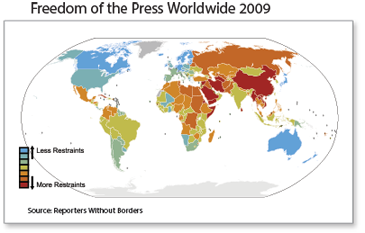 Freedom of the Press Worldwide 2009