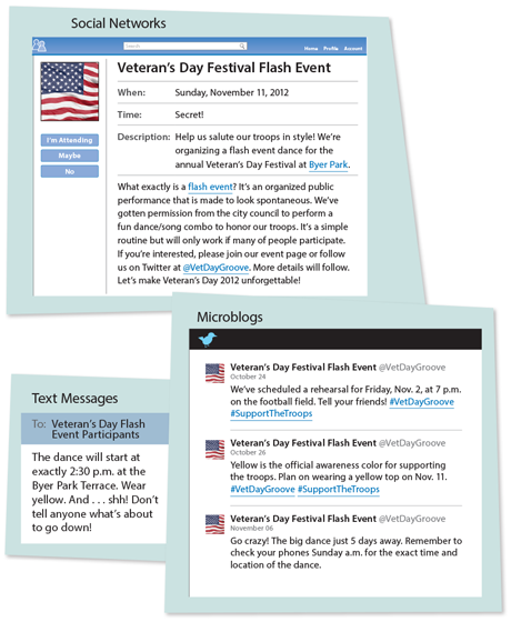 Flash Event Social Media